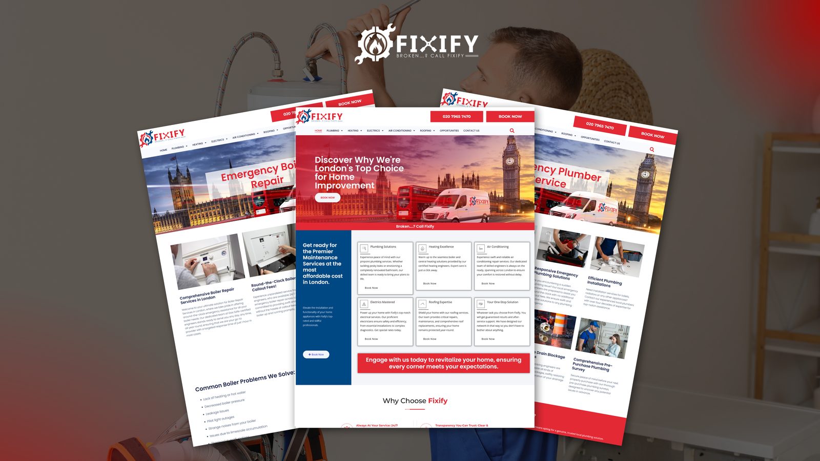 Brand & Web project by Nexvora Labs