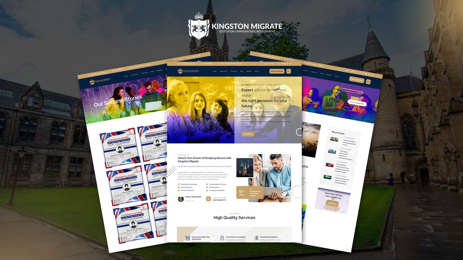 Web Design project by Nexvora Labs