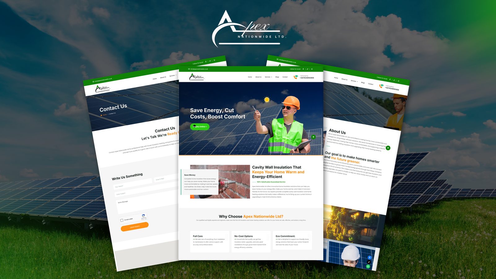 Brand & Web project by Nexvora Labs